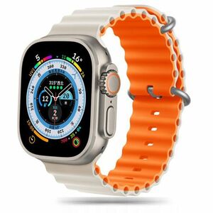 Tech-Protect Iconband Pro szíj Apple Watch 42/44/45/49mm, starlight / orange kép