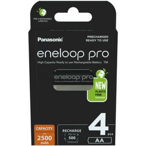 AA eneloop pro 2500mAh (4) BK3HCDE-4BE-N kép