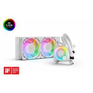 EK-Nucleus AIO CR240 Lux D-RGB White (EKWB3831109897843) kép