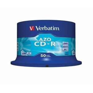 CD-R 700MB 52x - Henger 50db Crystal AZO (CDV7052B50) kép