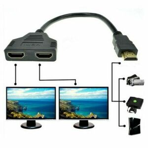 DUAL HDMI kábel HDMI elosztó kép