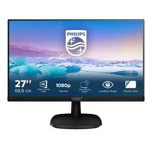 Philips 273V7QDSB IPS Monitor, 27", 1920x1080, 16: 9, 250cd/m2, 4ms, VGA/DVI-D/HDMI kép