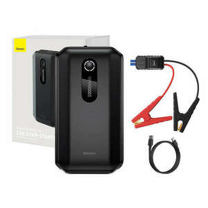 Baseus CGNL020101 Super Energy Car Jump Starter Powerbank / Indító, 10000mAh, 1000A, USB, Fekete kép