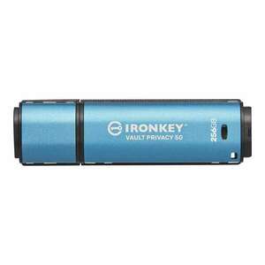 Kingston USB-Stick IronKey Vault - USB 3.2 Gen 1 (3.1 Gen 1) - 256 GB - Blue (IKVP50/256GB) kép