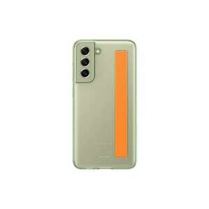 Samsung Galaxy S21 FE Clear strap cover, Oliva zöld kép