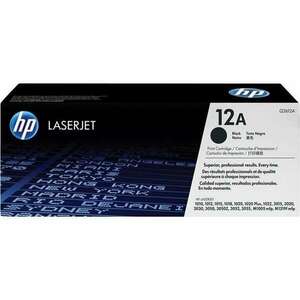 HP Q2612A Lézertoner LaserJet 1010, 1015, 1018 nyomtatókhoz, HP 12A, fekete, 2k kép