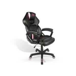 Konix Geek Star Onyx fekete-rózsaszín gamer szék kép