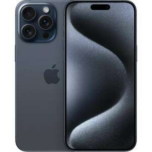 Apple iPhone 15 Pro Max 1TB Okostelefon - Kék Titán (MU7K3SX/A) kép