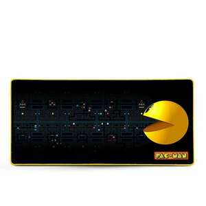 KONIX PAC-MAN XXL EGÉRPAD - csúszásmentes gumi, mikroszálas felület - FEKETE kép