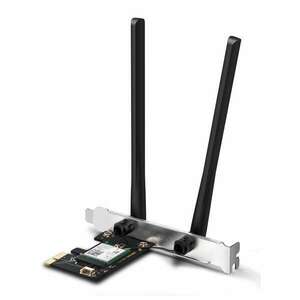 Mercusys wireless adapter pci-express 5.2 dual band ax3000 wifi 6 bluetooth, ma80xe MA80XE kép