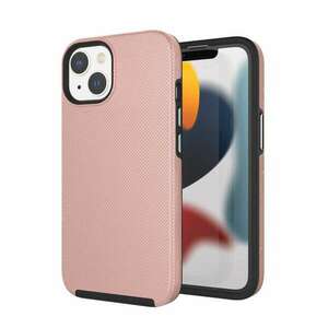 iPhone 14 TPU+PC ütésálló tok, Pink kép