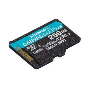 Kingston memóriakártya microsdxc 256gb canvas go plus 170r a2 u3 v30 adapter nélkül SDCG3/256GBSP kép