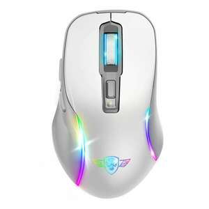 Spirit of Gamer Egér Vezeték nélküli - ELITE-M50 White (Optikai, 8000DPI, 1000Hz, 6 programozható gomb, RGB, fehér) kép