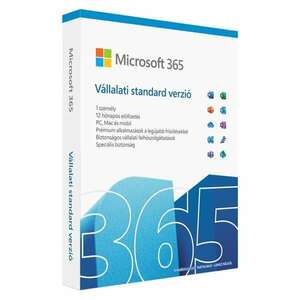 Microsoft 365 vállalati standard verzió (business standard) 1y win/mac hun fpp box doboz p8 KLQ-00677 kép