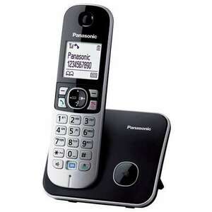 PANASONIC Telefon, vezeték nélküli, PANASONIC "KX-TG6811PDB", fekete kép