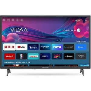 Allview 32IPLAY6000-H, 32", 81cm, 1366x768, 60Hz, HD, HDMI, WiFi, Okos, (E), Fekete LED TV kép