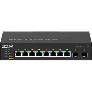 Netgear AV Line M4250 GSM4210PX 8 portos menedzselhető POE+ Ethernet switch (GSM4210PX-100EUS) (GSM4210PX-100EUS) kép