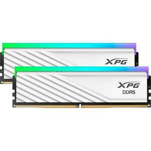 Adata 48GB / 6400 XPG Lancer Blade RGB White DDR5 RAM KIT (2x24GB) (AX5U6400C3224G-DTLABRWH) kép