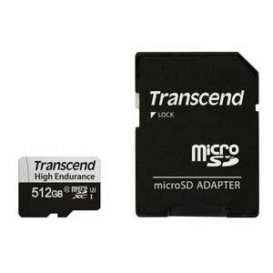 Transcend TS512GUSD350V 512GB, UHS-I U3, 3D NAND, microSDXC memóriakártya kép