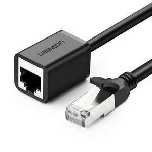 UGREEN hálózati kábel RJ45 Ethernet hosszabbító, kat. 6, FTP, 5 m-es fém dugóval (fekete) kép