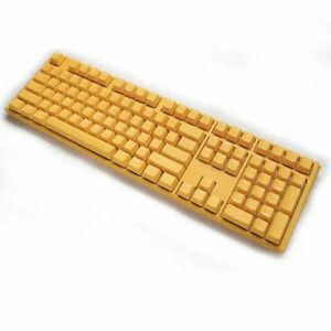 Mechanikus gamer billentyűzet Ducky One 3 sárga, teljes méretű, Cherry MX ezüst kép