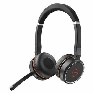 Jabra Evolve 75 fejhallgató, sztereó, mikrofonnal, SME, Link 380a, fekete kép