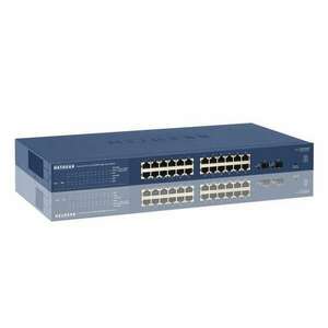 Netgear GS724T v4 ProSafe Smart 24 portos menedzselhető gigabites switch kép