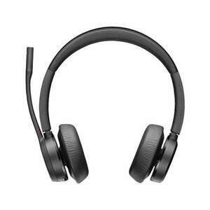 HP Poly Voyager 4320-M Microsoft Teams (USB Type-C) Wireless Headset + BT700 + Töltőállvány - Fekete (77Z32AA) kép