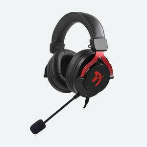 Arozzi Aria Vezetékes Gaming Headset - Piros kép