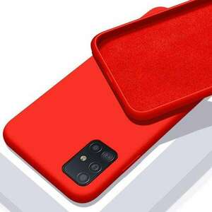 Prémium szilikon tok , Samsung Galaxy A32 4G, Piros kép