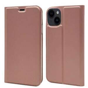 iPhone 15 oldalra nyíló tok, Rosegold kép