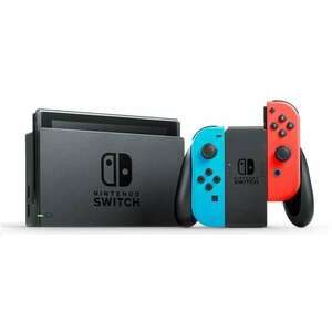 Nintendo Switch Neon Kék és Neon Piros Joy-Con kontrollerrel (NSH005 / NSH006) kép