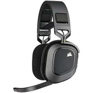 Corsair CA-9011235-EU HS80 RGB 20 Hz - 40 kHz, 116 dB Fekete vezeték nélküli gamer headset kép