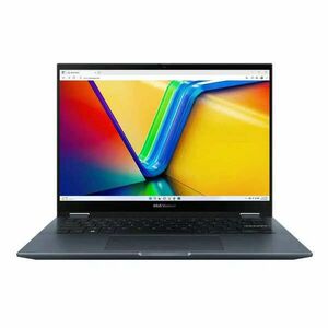 Laptop ASUS Vivobook S 14 Flip OLED TP3402VA-KN311W Intel Core i5-13500H-val (1, 9/4, 7 GHz, 18M), 16 GB, 512 GB M.2 NVMe SSD, Intel Iris Xe Graphics, Windows 11 Home, Sötétkék kép