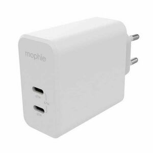 Mophie Gan Charger Dual USB-C 67W (white) kép