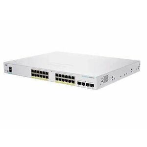 Cisco CBS250-24P-4G-EU hálózati kapcsoló Vezérelt L2/L3 Gigabit Ethernet (10/100/1000) Ezüst kép