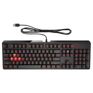 OMEN by HP Encoder Cherry MX Red fekete gamer billentyűzet kép