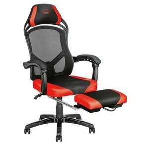 Trust Gaming GXT 706 Rona, Max. 120 kg, PU bőr, Lábtámasz, Fekete-Piros gaming szék kép