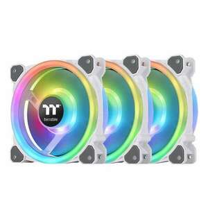 Thermaltake Riing Trio 12 RGB Radiator TT Premium Edition ventilátor 3db fehér (CL-F126-PL12SW-A) kép