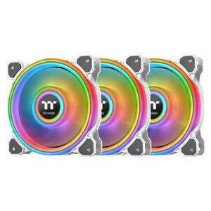 Thermaltake Riing Quad 14 RGB TT Premium Edition ventilátor 14cm 3db fehér (CL-F101-PL14SW-A) kép