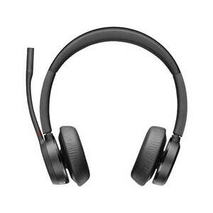 Poly Voyager 4320-M Microsoft Teams (USB Type-C) Wireless Headset + BT700 Adapter - Fekete kép