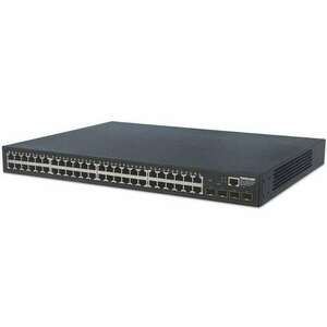 Intellinet 561334 Vezérelt L2 Gigabit Ethernet (10/100/1000) Fekete switch kép