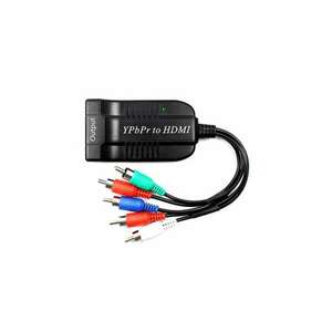 Komponens (YPbPr) - HDMI átalakító, 1080P Xbox 360, PS2, DVD - HDMI bemenetű tévékhez, projektorokhoz kép