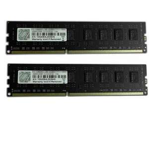 G.Skill F3-10600CL9D-8GBNT DDR3 8GB (2x4GB) 1333MHz CL9 1.5V fekete memória kép