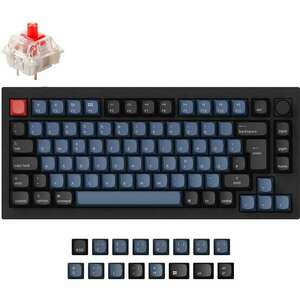 Keychron Q1 Knob Vezetékes Mechanikus (Gateron Red) Gaming Billentyűzet - Német kép