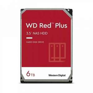 Western Digital Red Plus WD60EFPX merevlemez-meghajtó 3.5" 6000 GB Serial ATA III kép