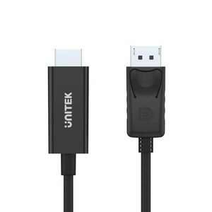 UNITEK Y-5118CA video átalakító kábel 1, 8 M HDMI A-típus (Standard) DisplayPort Fekete kép