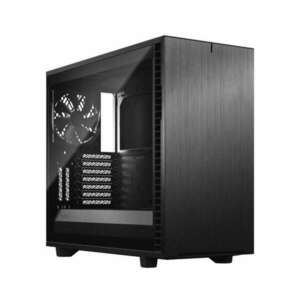 Fractal Design Define 7 Light Tempered Glass Black táp nélküli ablakos ház fekete kép