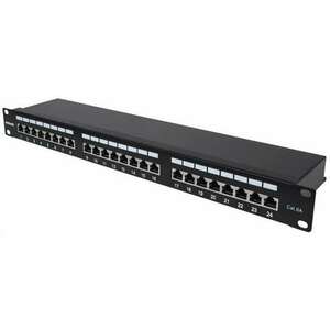 Intellinet 720861 patch panel 24 port CAT6a kép