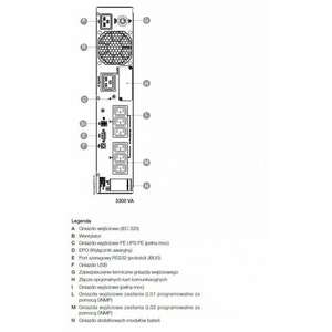 Socomec NETYS RT NRT2-U3300 szünetmentes tápegység (UPS) Dupla konverziós (online) 3, 3 kVA 2700 W 6 AC kimenet kép